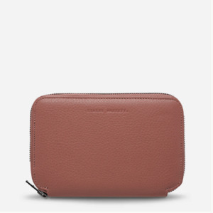 Mens Wallets 1: No Where to be Found - in Dusty Rose by Status Anxiety