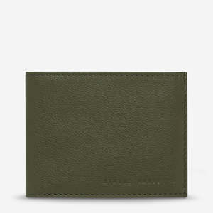 Noah - Mens Wallet in Khaki by Status Anxiety