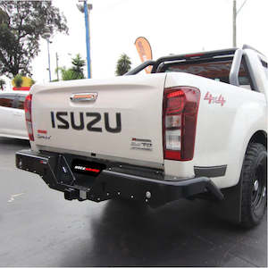 Accessories: Rockarmor Elite Steel Rear Step / Towbar to suit Isuzu D-Max 2012-2020
