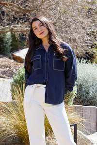 Contrast Stitch Shirt