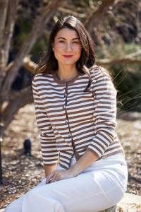 Mono Striped Cardi