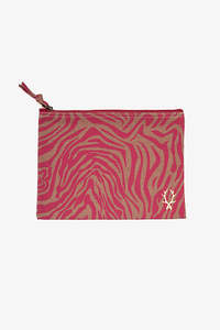 Antler Nz: Zebra Canvas Pouch