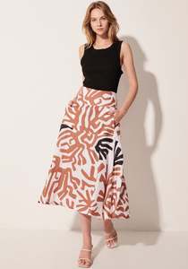 Summer Sale: Coral Skirt