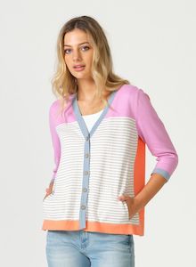 Optimum: 3/4 Sleeve Star Cardi