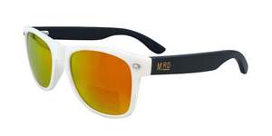 Moana Rd: 454W/S Matte White Plain arm reflect lens