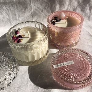 Opal Sage: Boudoir Collection Crystal Candle
