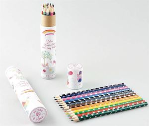 For The Kids: Colouring Pencils- Tube Set of 12