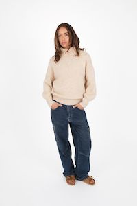 Tops: Cable Knit Jumper