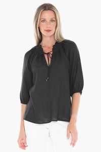 Ruffle Neck Top