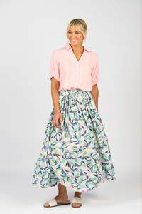 Whats New: 7065 Elastic waist maxi skirt