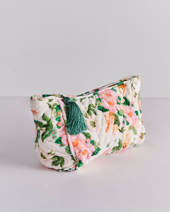 Kip & Co Velvet Toiletry Bag - Sunday Stroll thesundaysociety