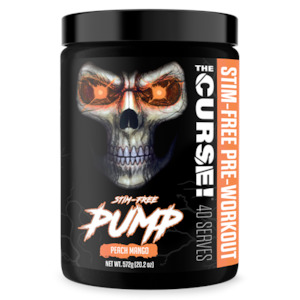 THE CURSE! Pumps by JNX Sports - Stim-Free Pump Preworkout - 40 serves