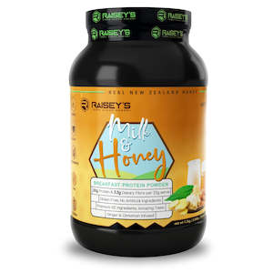 Frontpage: RAISEYS MILK AND HONEY - Breakfast Protein Powder