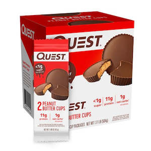 Bars Drinks: QUEST Peanut Butter Cups (12x42g 24cups)