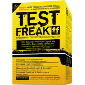 Natural Testosterone Boosters: TEST FREAK - Preworkout +Testosterone Booster