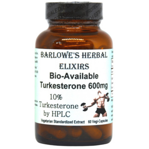 Barlowe's TURKESTERONE - 600mg Capsules