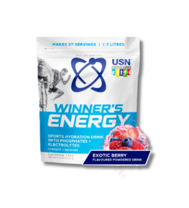 Frontpage: USN Sports Ener-G Hydration drink - 500g - 2 Flavours