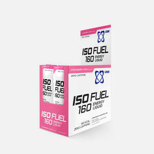 Frontpage: USN Cramp Block -Iso Fuel gel - 70g sachets  - 2 Flavours
