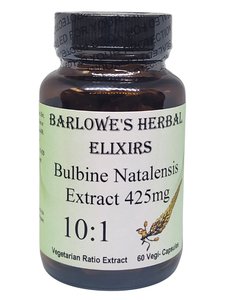Frontpage: Barlowes - Bulbine Natalensis - 425mg Veg Caps - 60 Caps