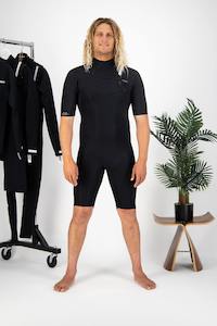 Coastlines: Premium Mens 2/2 Chest Zip Springsuit