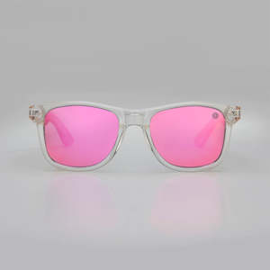 Sunglasses: Sunglasses KUTA-XL Pink Mirror