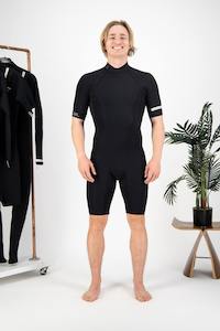 Mens Wetsuits: Classic Mens 2mm Back Zip Springsuit