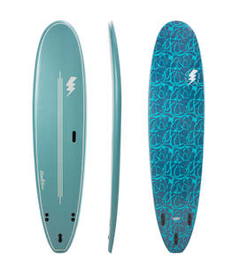 Hybrid Boards 2: Bom Bora Softboard - Blue Leaves