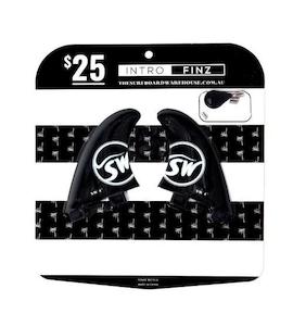 Twin Tab Fins: INTRO FIN - TWIN TAB QUAD REAR SET 4"