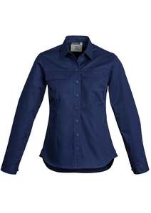 Shirts And Polos: Syzmik ZWL121 Womens Lightweight Tradie Long Sleeve Shirt