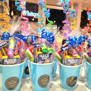 Party Pack: 5 Stitch Straw Fun Cups