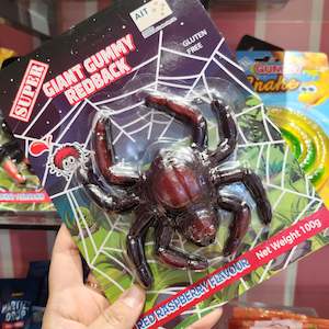 Halloween: 🎃 Happy Halloween 🎃Giant Redback Gummy Spider