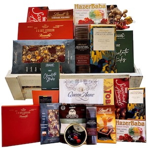 White Wood Hamper [Large]