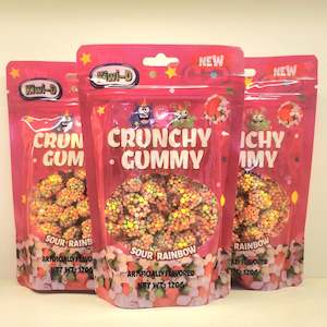 Add Ns: Crunchy Gummy Sour Rainbow 120g