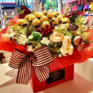 Christmas Cherry Bouquet [PICK UP ONLY]