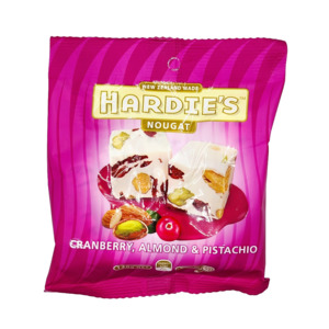 HARDIE'S Cranberry Almond & Pistachio Nougat