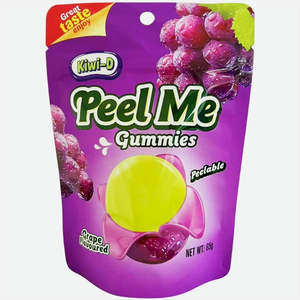Peel Me Gummies - Grape Flavoured