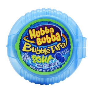 American Lollies Collection: Hubba Bubba Tape ‘Sour’ Blue Raspberry