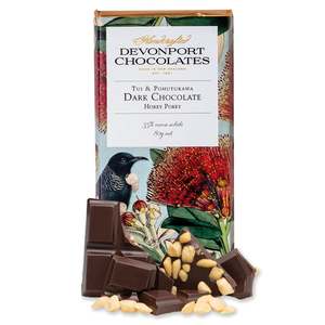 Nz Handmade Chocolates: Vintage Chocolate Bar, Tui, Dark Chocolate Hokey Pokey