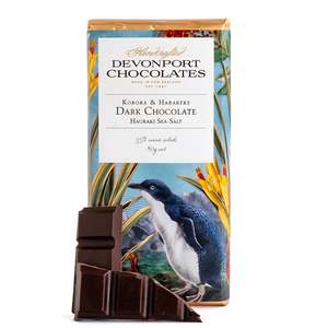Nz Handmade Chocolates: Vintage Chocolate Bar, Korora, Hauraki Sea Salt and Dark Chocolate