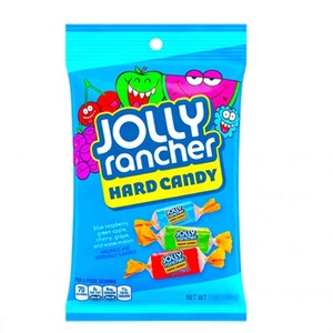 American Lollies Collection: Jolly Rancher Hard Candy Peg Bag 198g