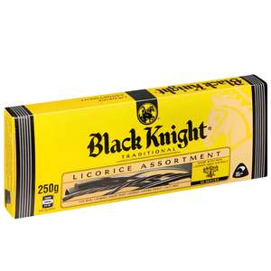 RJ’s Black Knight Licorice 250g