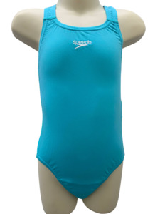 Preschool Girls Swimwear: Speedo Medalist One Piece - Blue