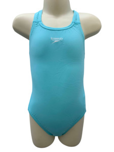 Preschool Girls Swimwear: Speedo Medalist One Piece - Light Teal