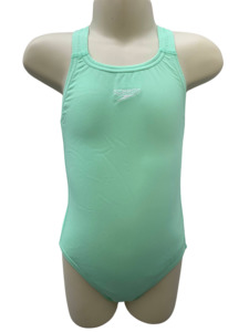 Preschool Girls Swimwear: Speedo Medalist One Piece -Mint Green