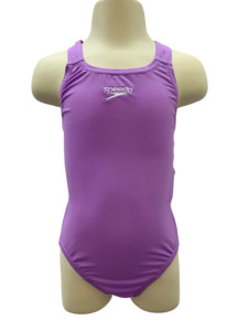 0 3y Girls Swimwear: Speedo Medalist One Piece - Lilac