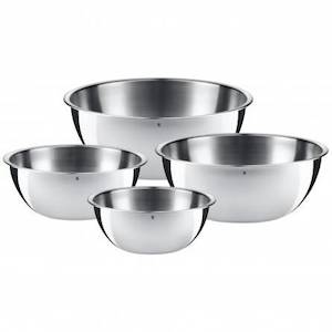 Products: WMF Mixing Bowls Gourmet Kitchen Bowls Set of 4 - Kitchen & Appliances, Kitchen Bowls & Mixing Bowls - The Table