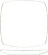 Royal Porcelain Square Coupe Plate 19cm - Hospitality, Loose Dinnerware - The Table