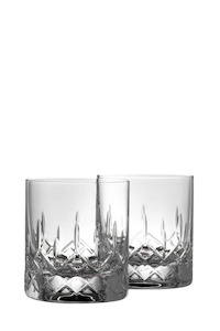 Products: Galway IrishCrystal Longford Double Old Fashioned Tumbler Pair - Glassware & Drinkware, Tumblers, Whisky Glasses & DOF Tumblers - The Table
