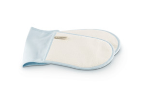 Products: Le Creuset Double Oven Glove Coastal Blue - Kitchen Essentials, Oven Gloves & Aprons - The Table