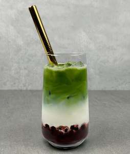 Our Full Range: NEW Strawberry Matcha Latte Bubble Tea